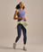 Bam2682 Seamless Legging Zebra Jacquard Storm Navy Bam Clothing 1