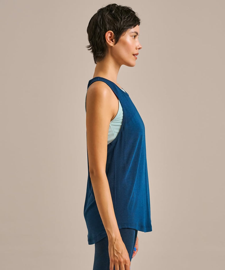 Bam2683 Seamless Relaxed Training Top Ocean Teal Bam Clothing 3