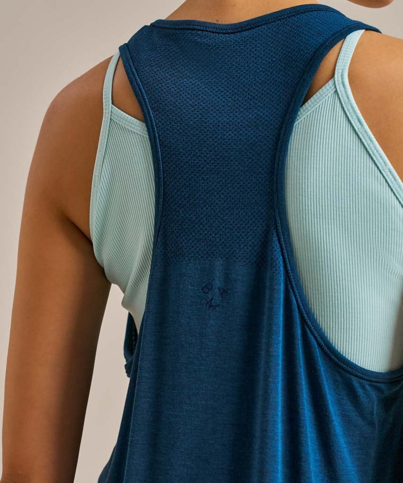 Bam2683 Seamless Relaxed Training Top Ocean Teal Bam Clothing 4