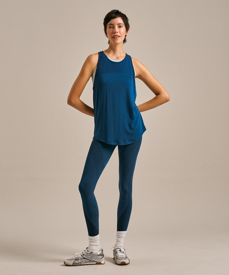Bam2683 Seamless Relaxed Training Top Ocean Teal Bam Clothing 5