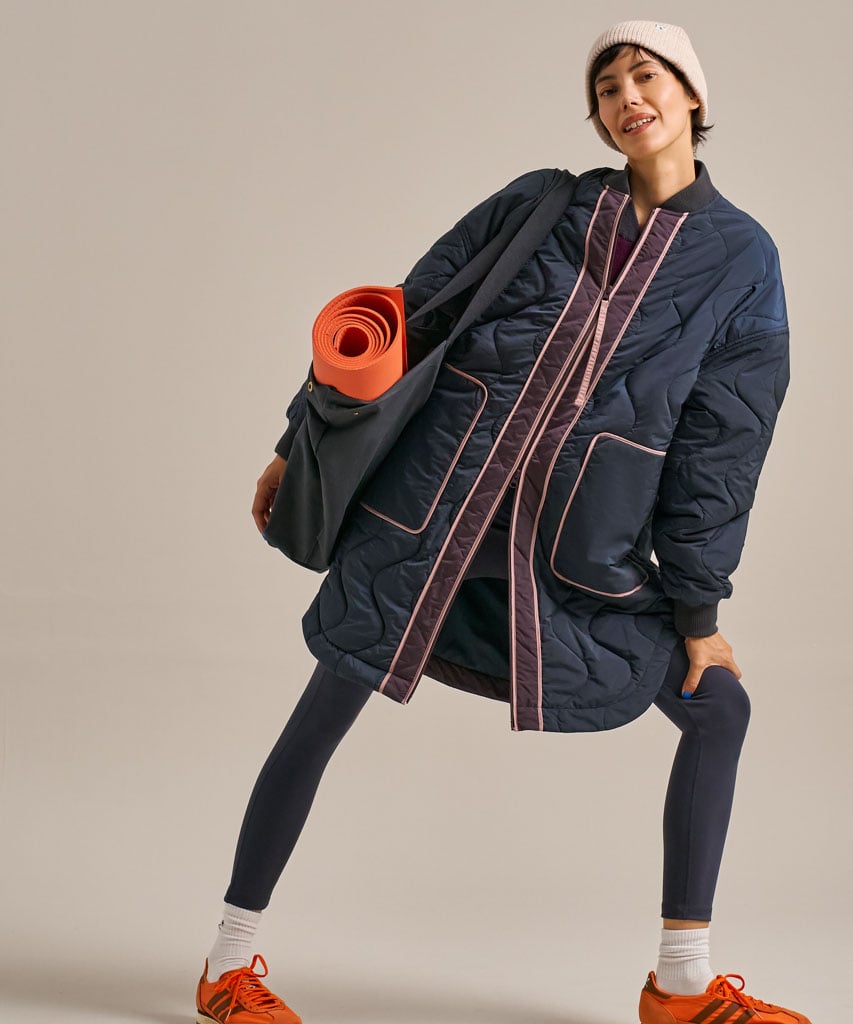 Quilted Cloud Jacket Storm Damson Mauve