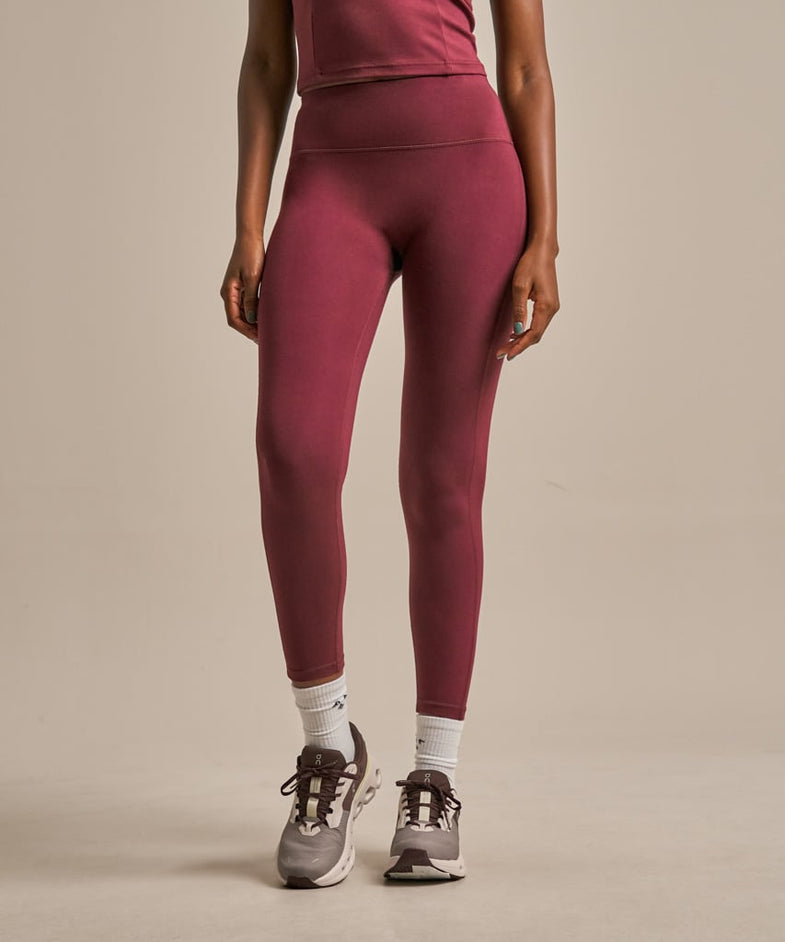 Bam2692 Ultimate Balm Leggings Dark Rose Garnet Clothing 1