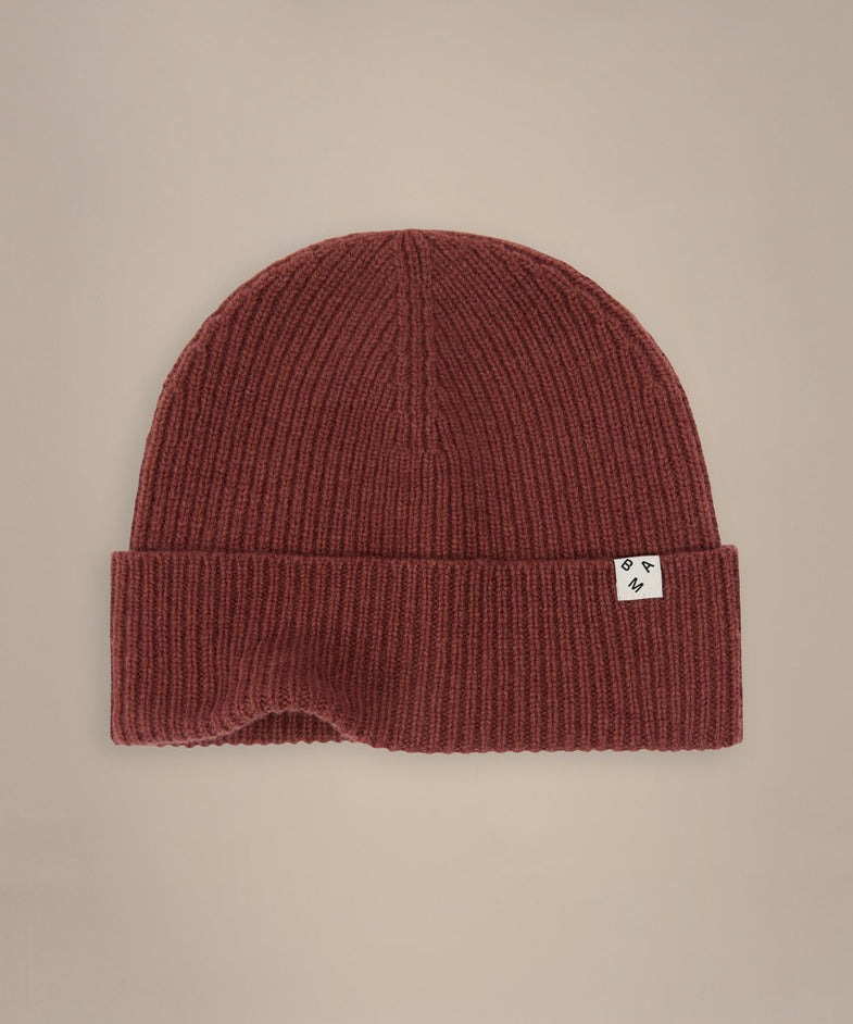 Bam2698 Beanie Hat Rose Garnet Clothing 1