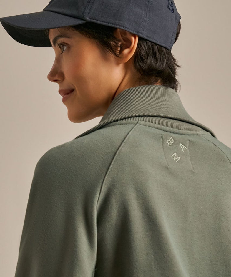 Bam2703 Nurture Sweat Bomber New Khaki Bam Clothing 5