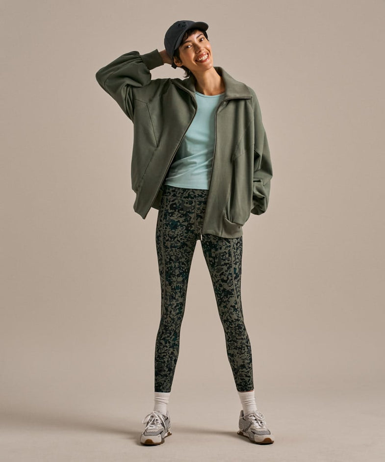 Bam2703 Nurture Sweat Bomber New Khaki Bam Clothing 6