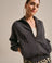 Bam2703 Nuture Sweat Bomber Jacket Washed Black Clothing 1