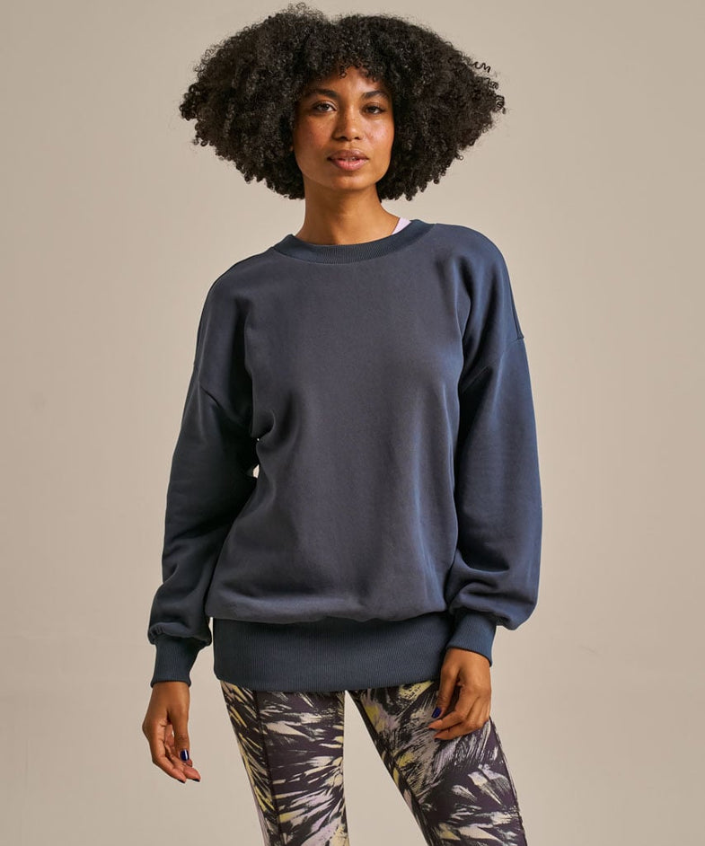 Bam2705 Pleaat Sweat Storm Navy Bam Clothing 2