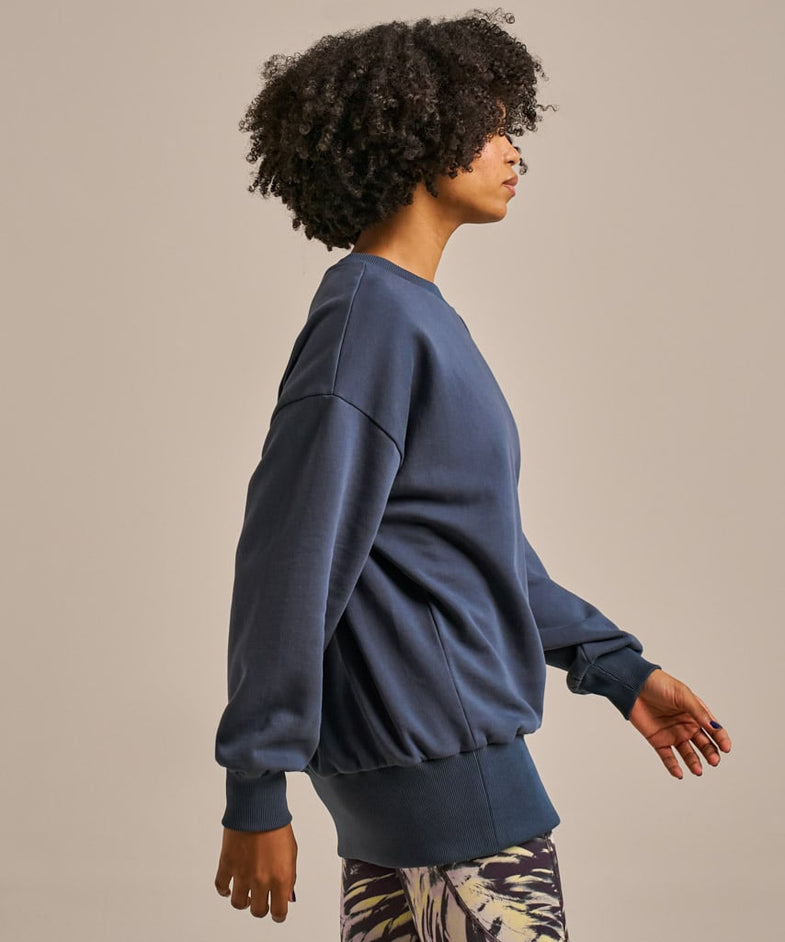 Bam2705 Pleaat Sweat Storm Navy Bam Clothing 3
