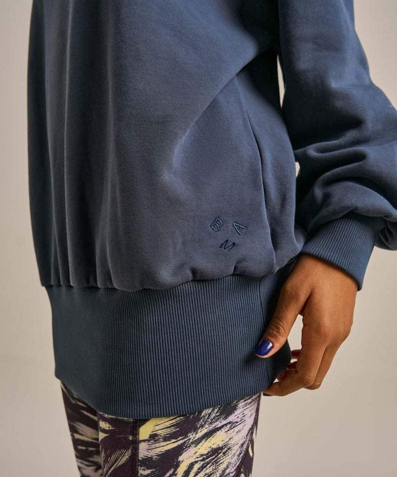 Bam2705 Pleaat Sweat Storm Navy Bam Clothing 5