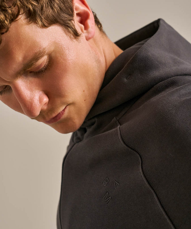 Bam2713 New Horizon Zip Hoody Washed Black Bam Clothing 4