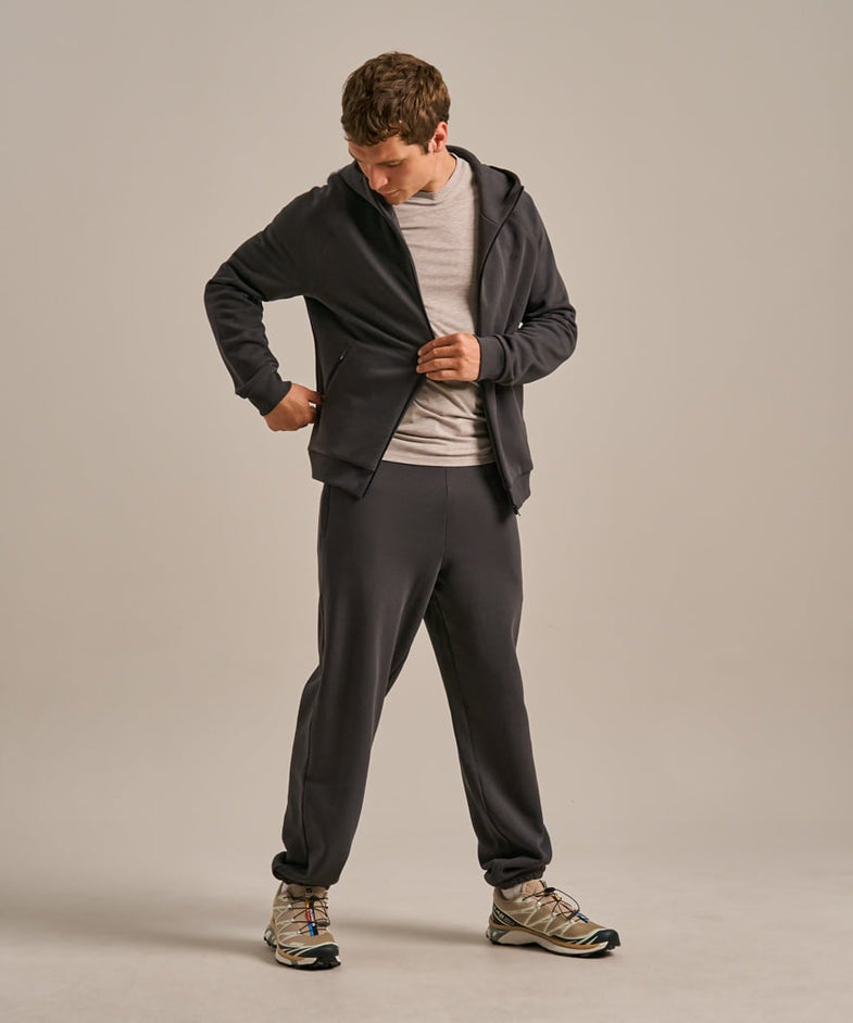 Bam2713 New Horizon Zip Hoody Washed Black Bam Clothing 5