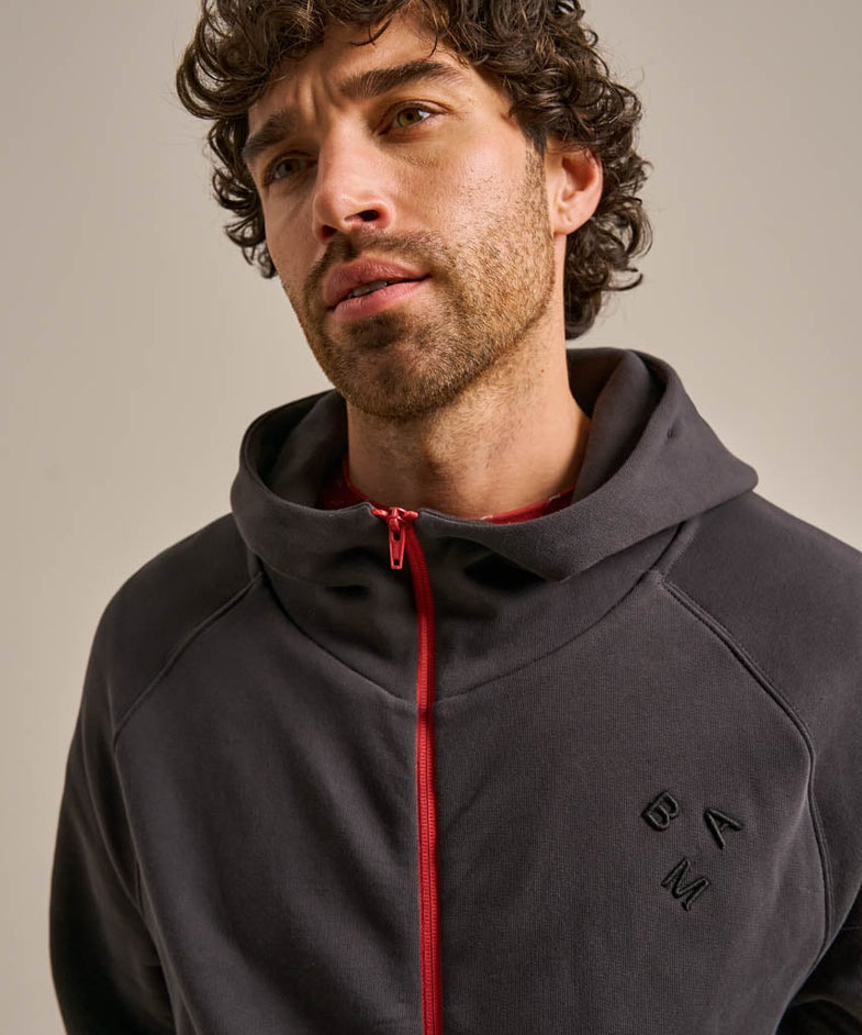 Bam2713 Zip Hoody Black Baked Apple Trim Bam Clothing 5
