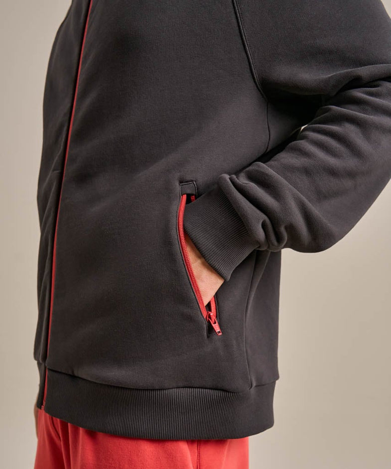 Bam2713 Zip Hoody Black Baked Apple Trim Bam Clothing 6