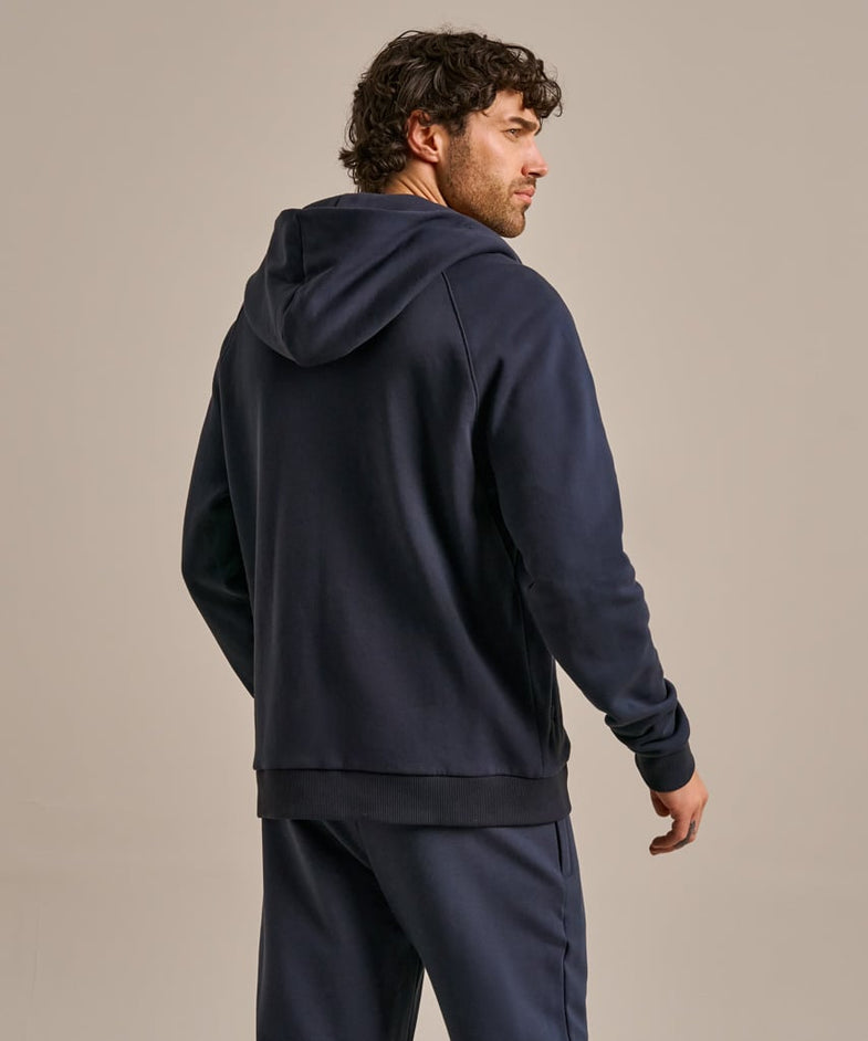 Bam2713 Zip Hoody Navy Amparo Blue Trim Bam Clothing 4
