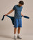Bam2714 Brush Back Sweat Short Denim Blue Bam Clothing 1