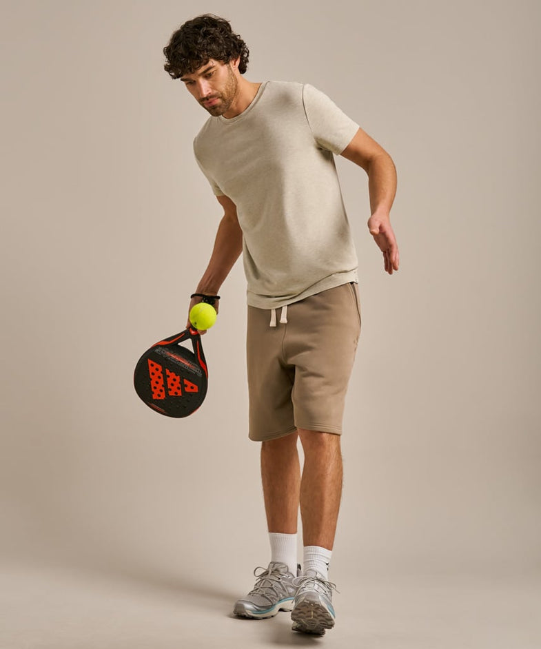 Bam2714 Brush Back Sweat Short Timber Bam Clothing 1