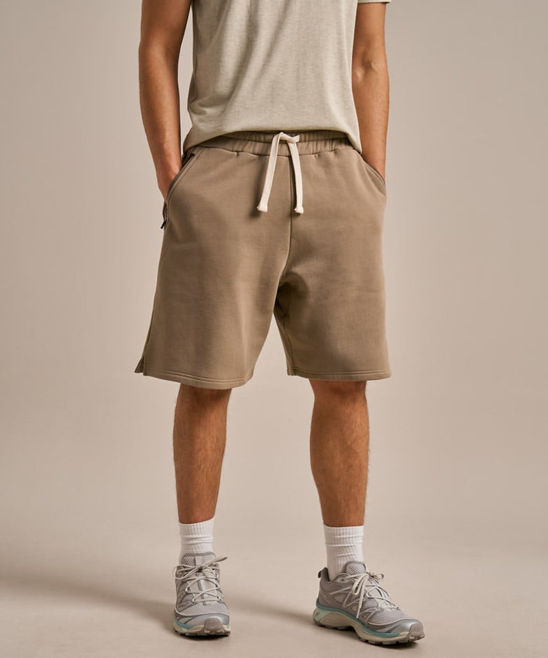 Bam2714 Brush Back Sweat Short Timber Bam Clothing 2