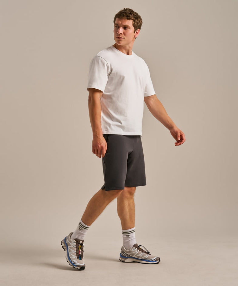 Bam2714 Brush Back Sweat Short Washed Black Bam Clothing 5