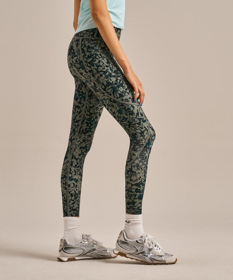 Bam2722 Enduro Pocket Leggings 78ths Natural Camo Green Bam Clothing 4