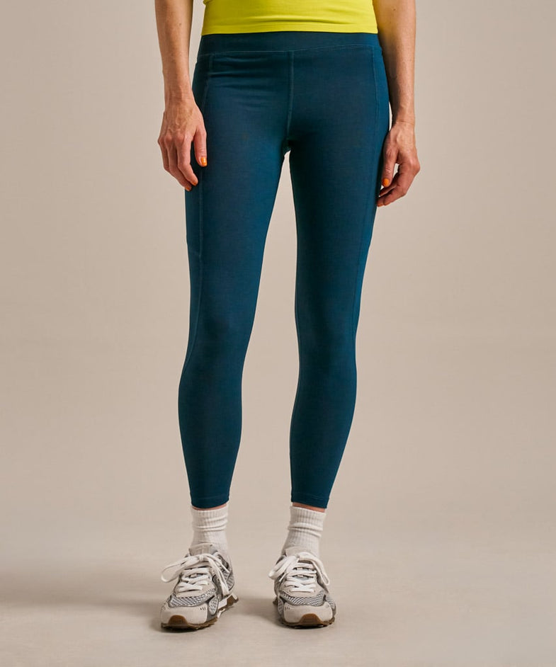 Bam2722 Enduro Pocket Leggings 78ths Ocean Teal Bam Clothing 2
