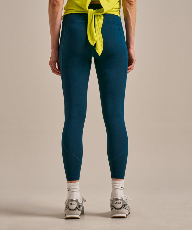 Bam2722 Enduro Pocket Leggings 78ths Ocean Teal Bam Clothing 3