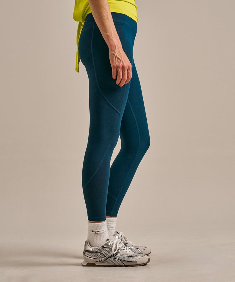 Bam2722 Enduro Pocket Leggings 78ths Ocean Teal Bam Clothing 4