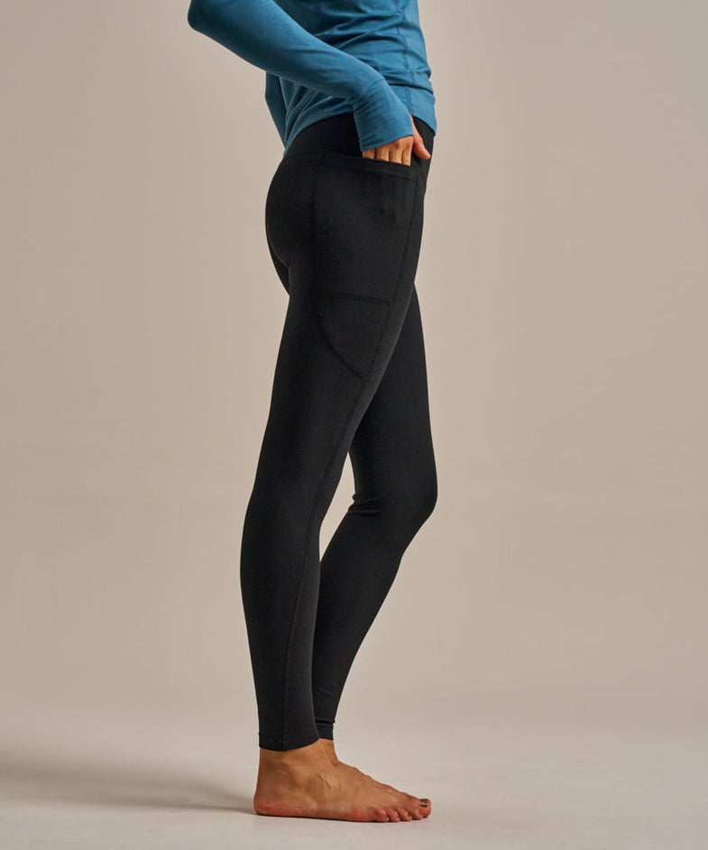 Bam2722 Enduro Side Pocket Leggings Black Clothing 2
