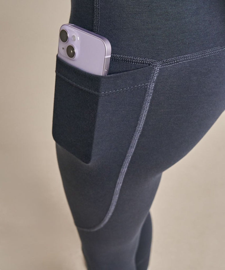 Bam2722 Enduro Side Pocket Leggings Storm Navy Bam Clothing 5
