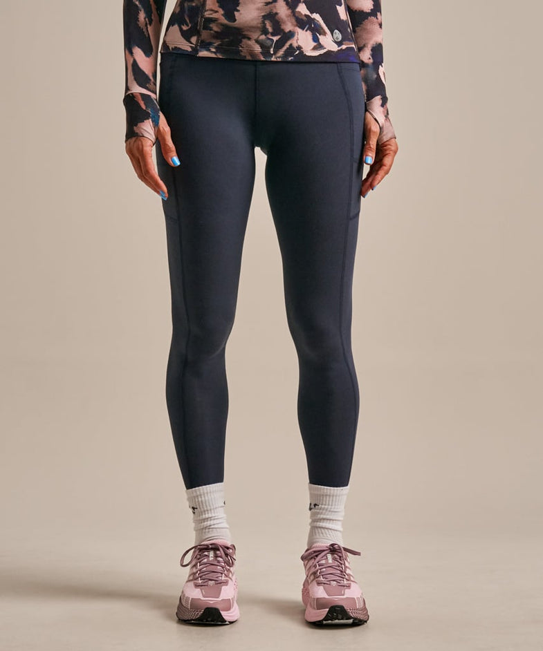 Bam2722 Enduro Side Pocket Leggings Storm Navy Clothing 1