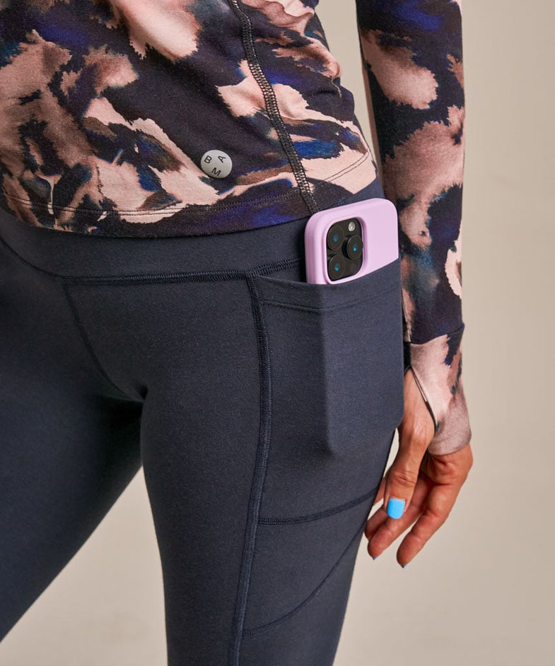 Bam2722 Enduro Side Pocket Leggings Storm Navy Clothing 4