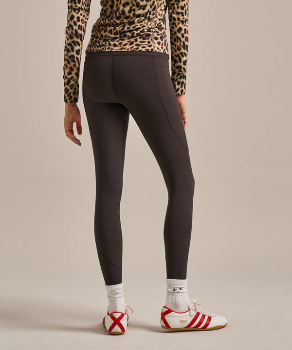 Bam2722 Side Pocket Leggings 78ths Bitter Chocolate Bam Clothing 3