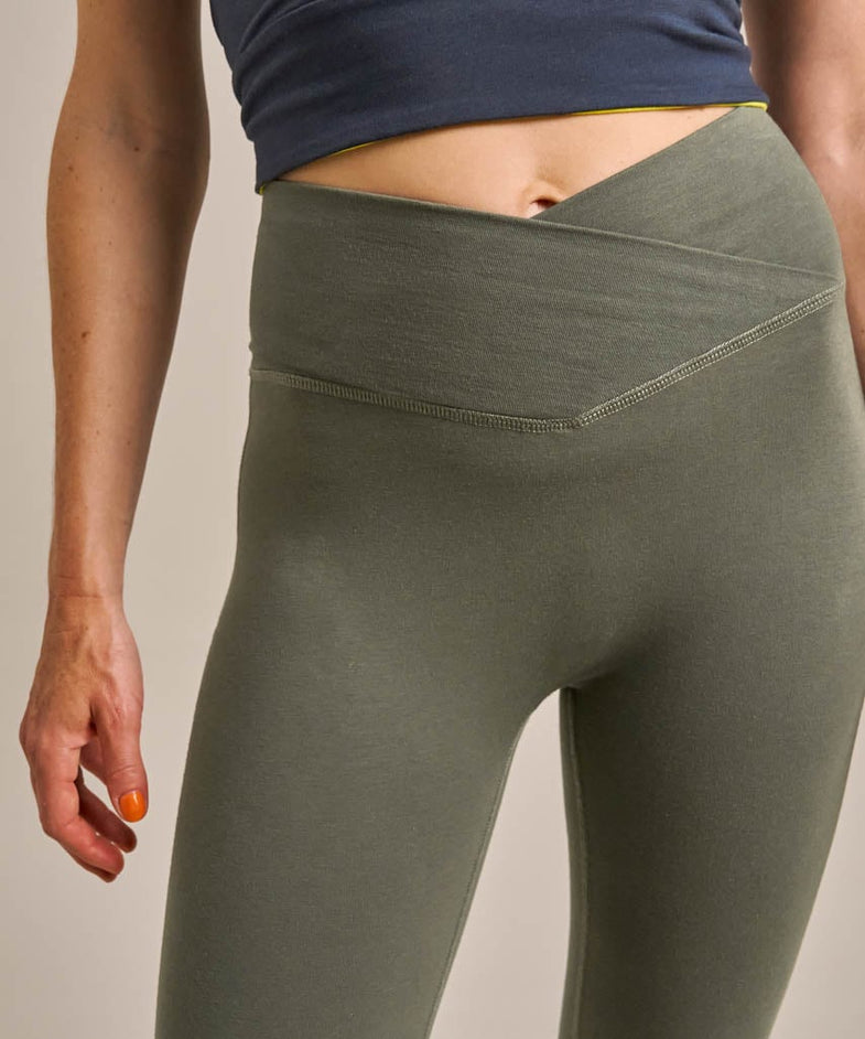 Bam2723 Enduro High Waist Leggings Khaki Bam Clothing 5