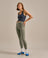 Bam2723 High Waist 78 Legging Washed Khaki Bam Clothing 2