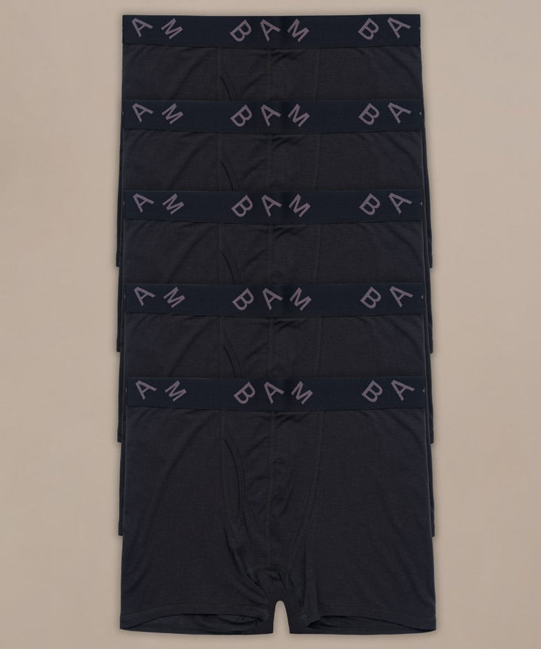 Bam2727 Regular Air Boxer 5 Pack Black Bam Clothing 1