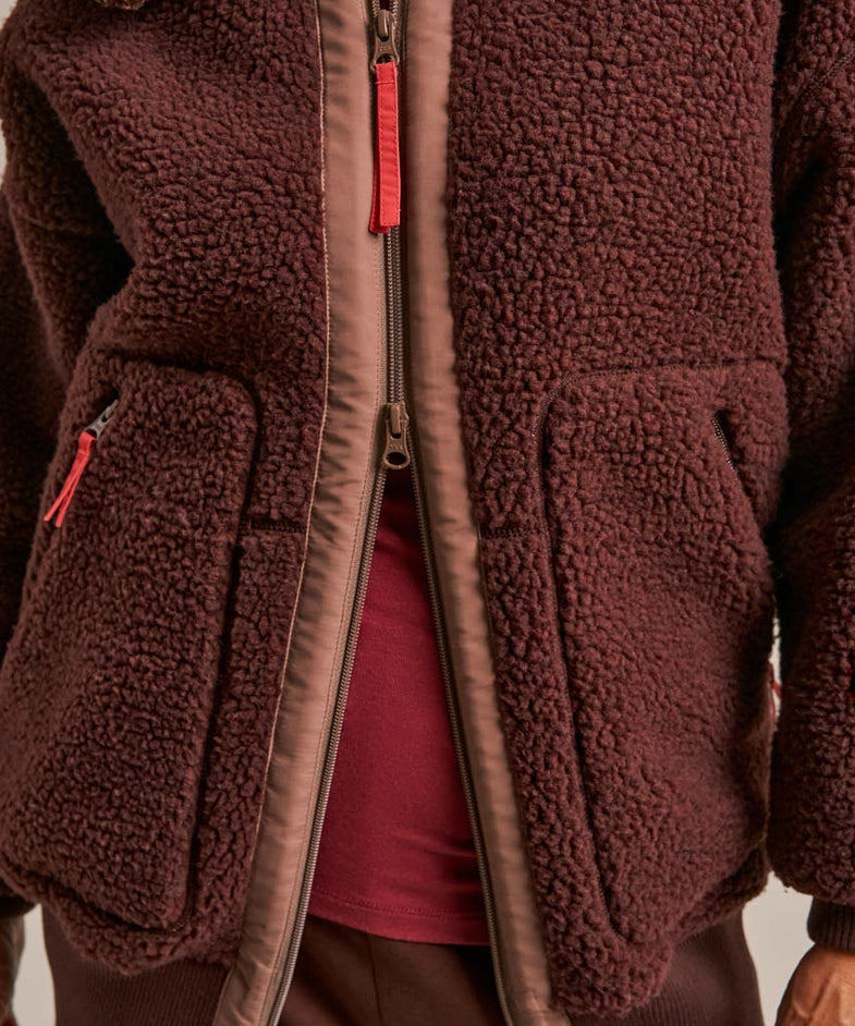 Bam2733 Chuck On Fleece Conker Clothing 6