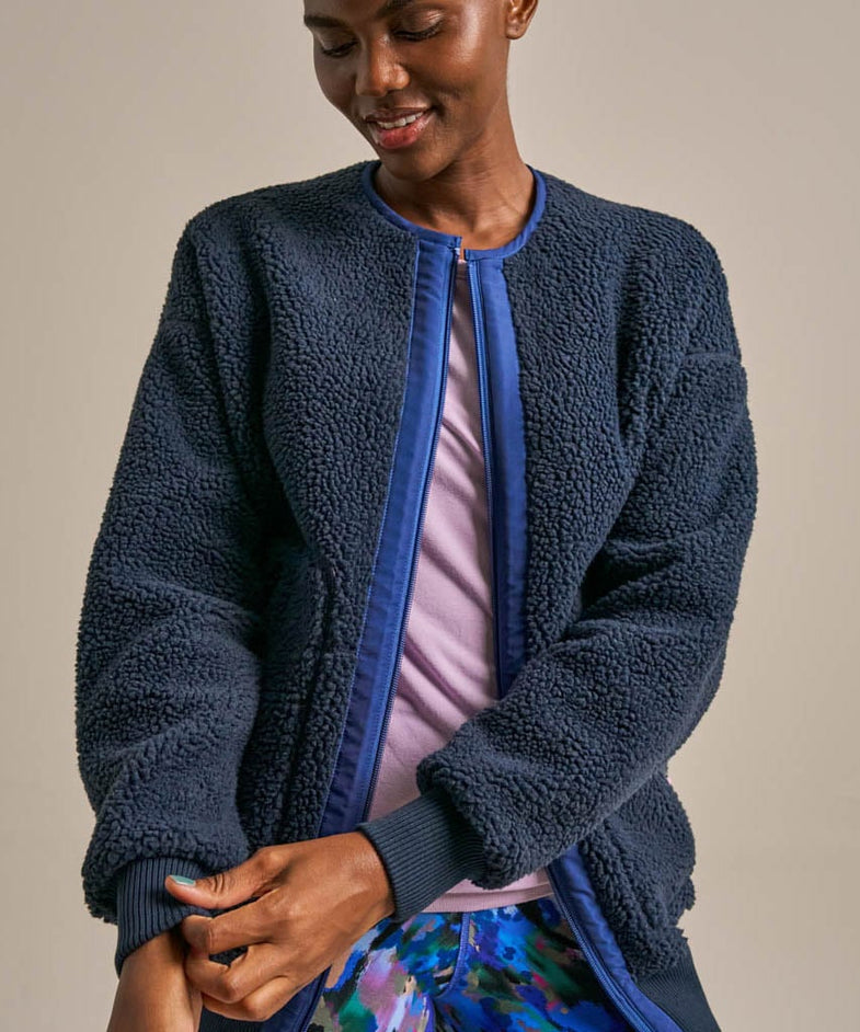 Bam2733 Chuck On Fleece Mariner Navy Clothing 9