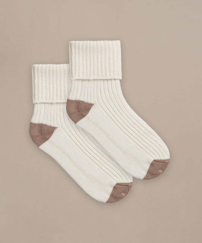 Bam2738 Womens Cosy Gifting Socks Oat Milk Bam Clothing 4