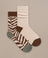 Bam2739 Pattern Gifting Socks Conker Clothing 1