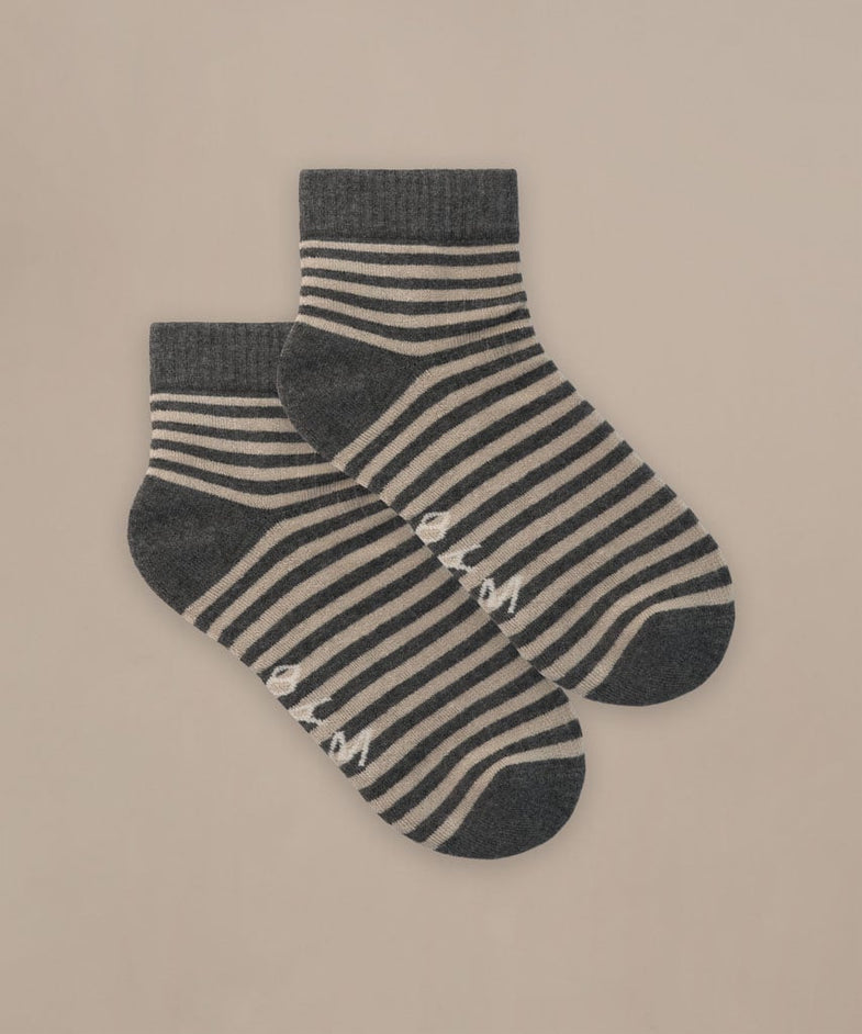 Bam2744 Quarter Crop Socks Oat Mix Bam Clothing 2
