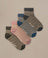 Bam2744 Womens Quarter Stripe Trainer Socks Mix Bam Clothing 1