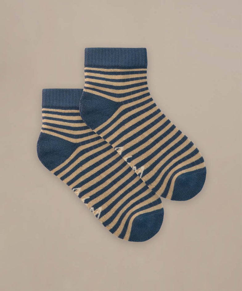 Bam2744 Womens Quarter Stripe Trainer Socks Mix Bam Clothing 3