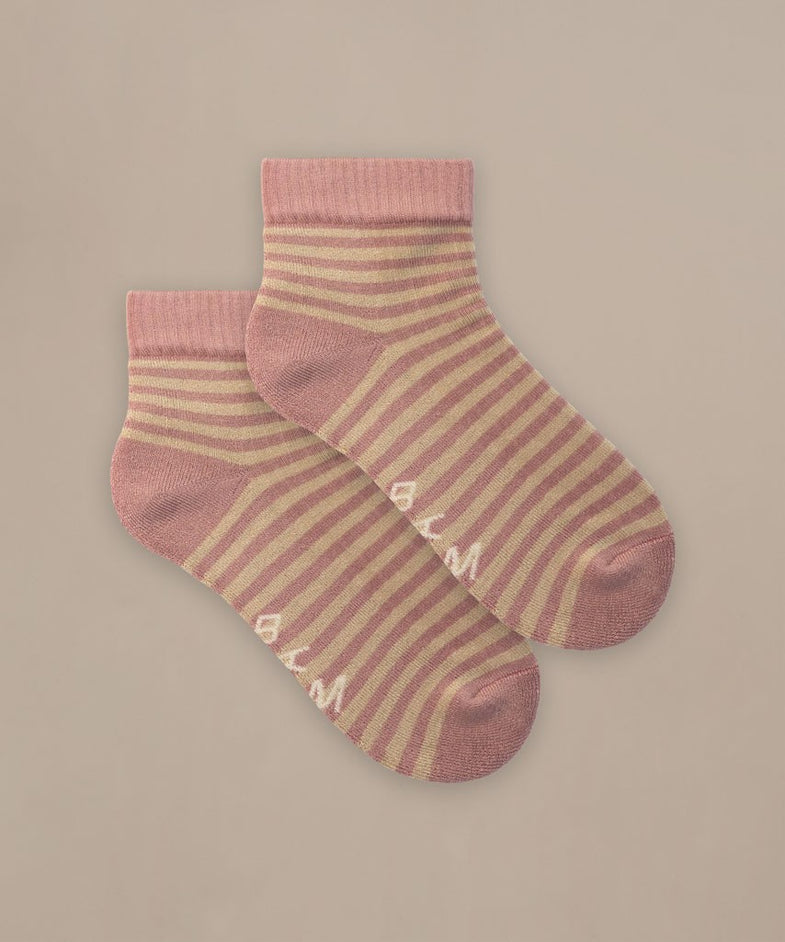 Bam2744 Womens Quarter Stripe Trainer Socks Mix Bam Clothing 4