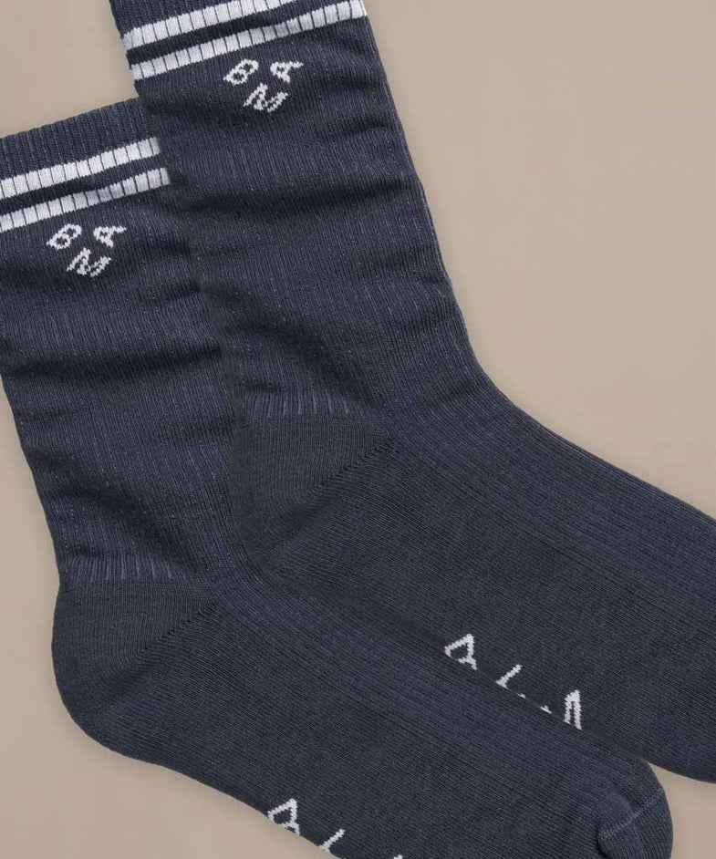 Bam2745 Mens Cotton Crew Socks Storm Navy Bam Clothing 2