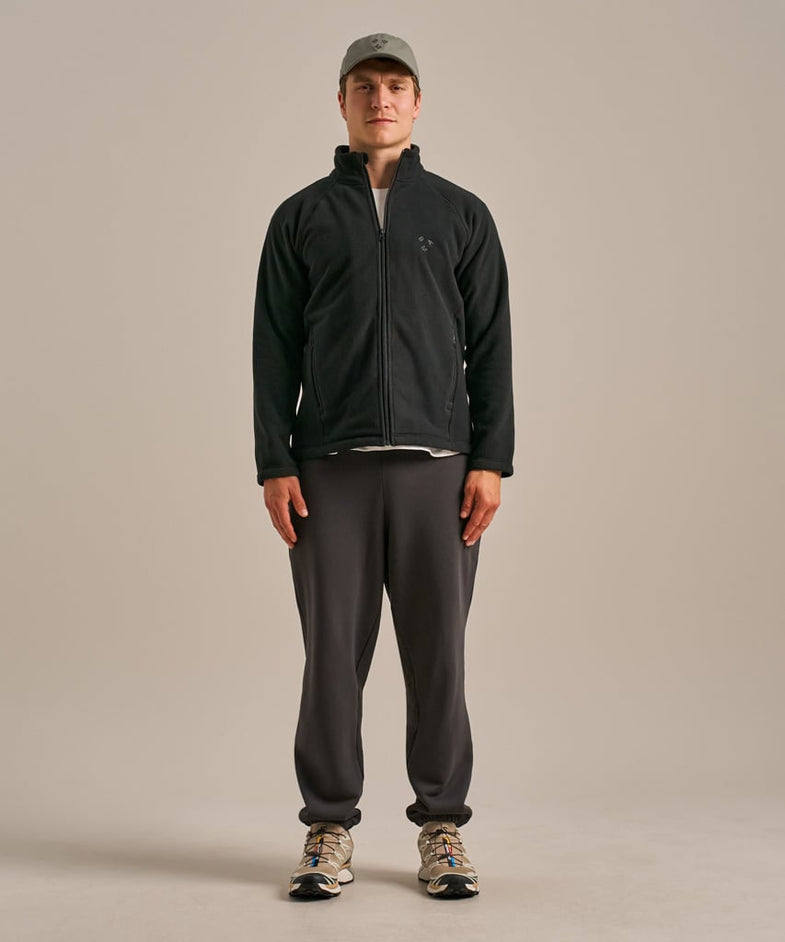 Bam2752 Sporty Zip Through Fleece Black Bam Clothing 6