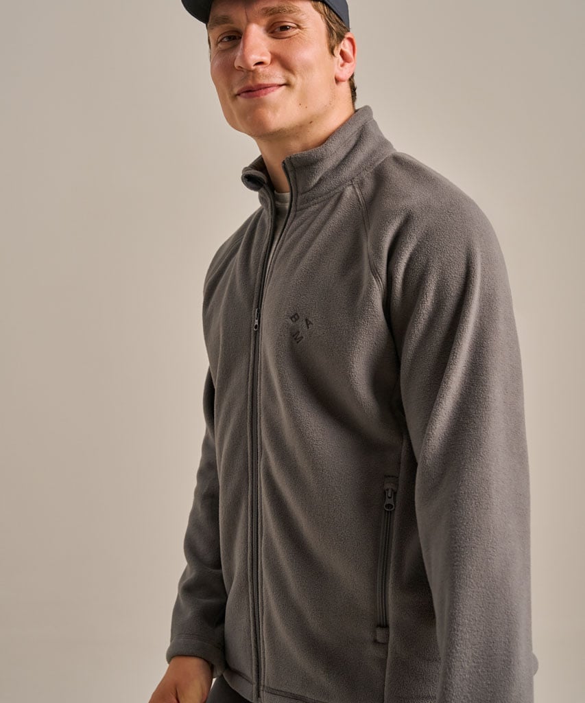 Sporty Zip Through Fleece Fog