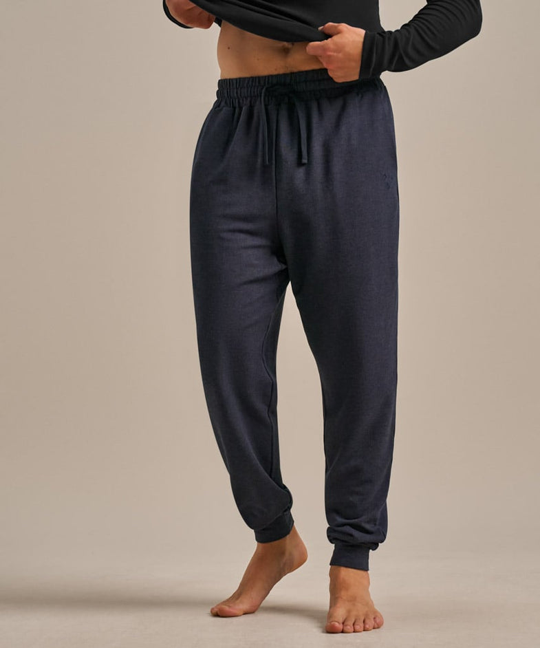 Bam2761 New Balance Pants Navy Marl Bam Clothing 1