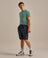 Bam2763 Align Short Navy Marl Bam Clothing 1