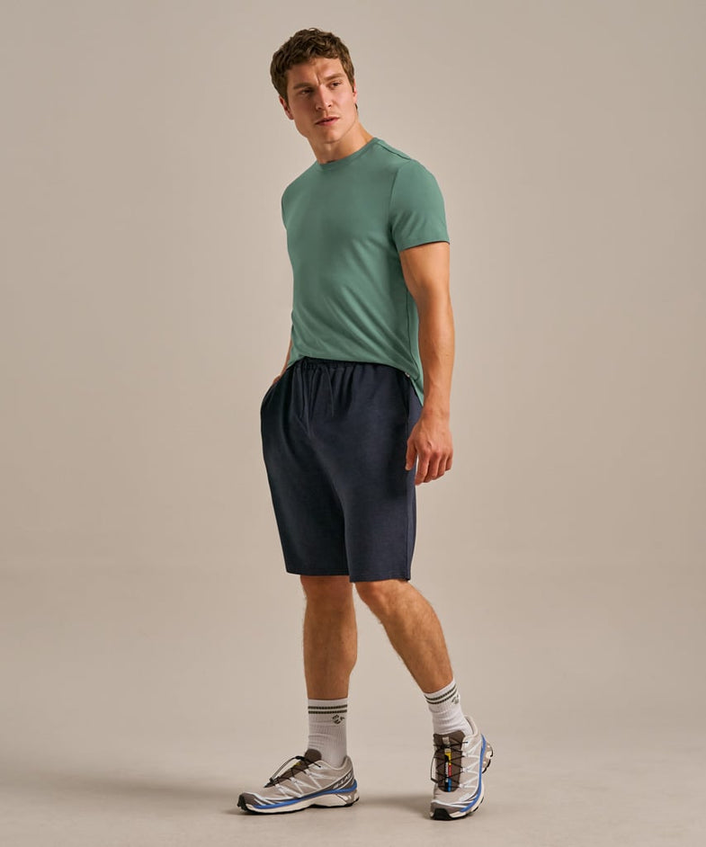 Bam2763 Align Short Navy Marl Bam Clothing 1