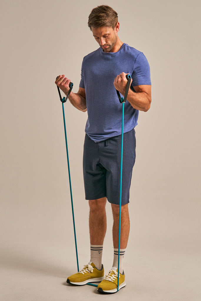 Align Shorts Navy Marl