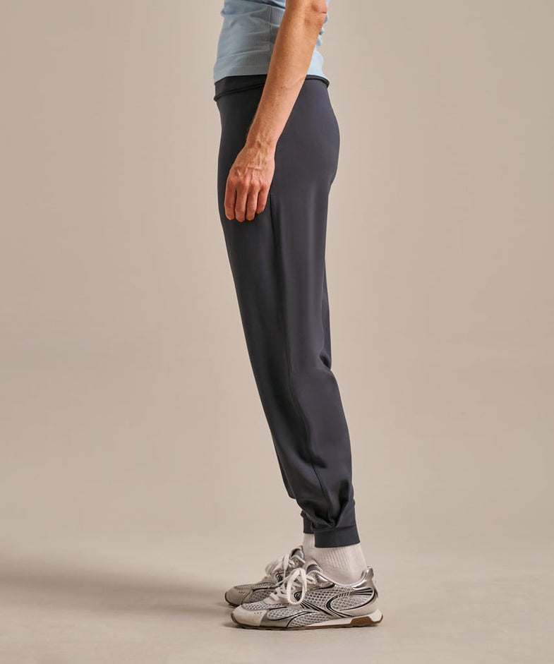 Bam2764 Balm Pleat Yoga Pants Storm Navy Bam Clothing 4
